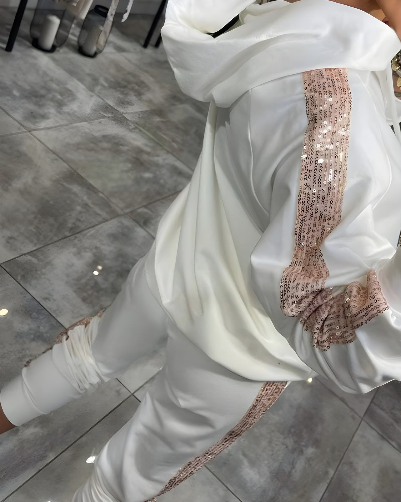 Anaïs™ | Ensemble deux pièces à paillettes élégant