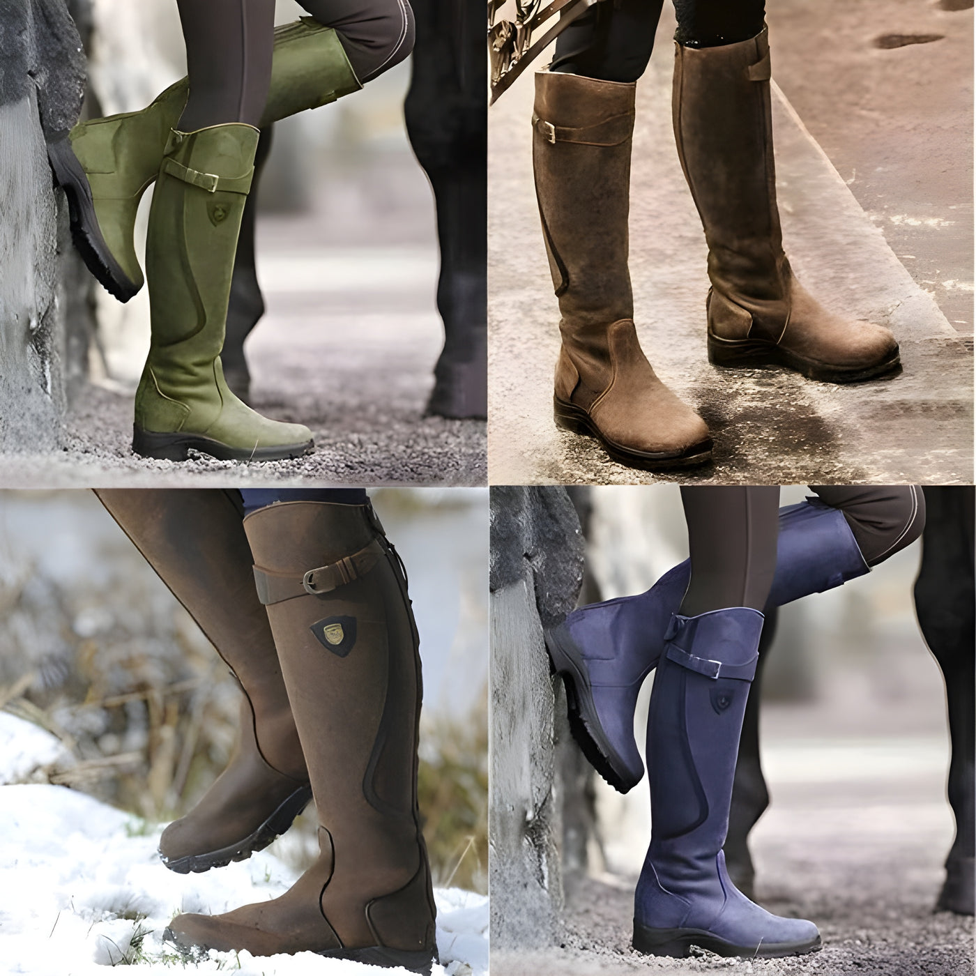Sacha™ | Bottes cavalières imperméables en cuir