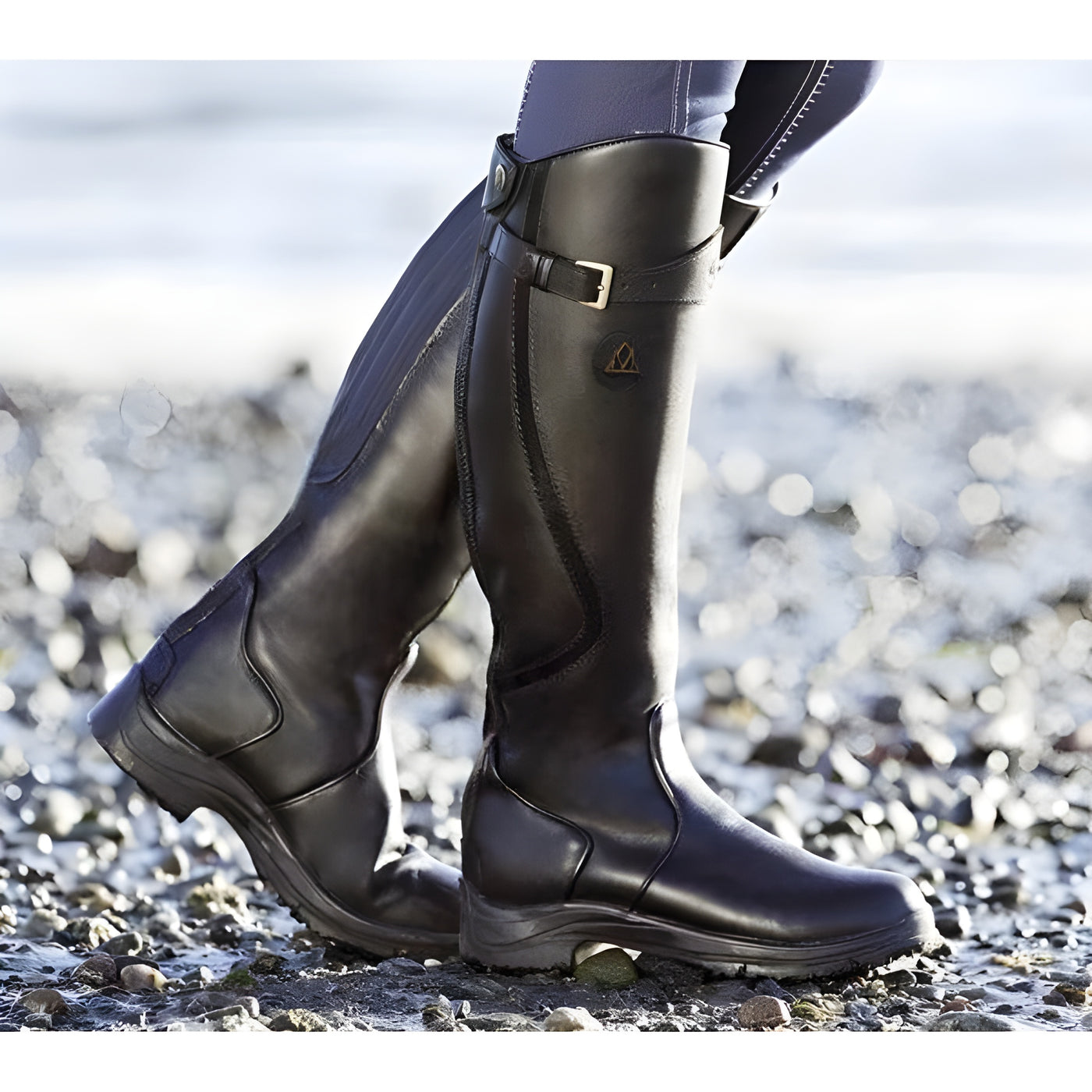 Sacha™ | Bottes cavalières imperméables en cuir