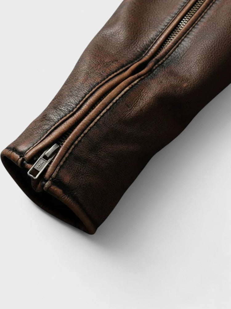 Troels™ | Veste en cuir premium