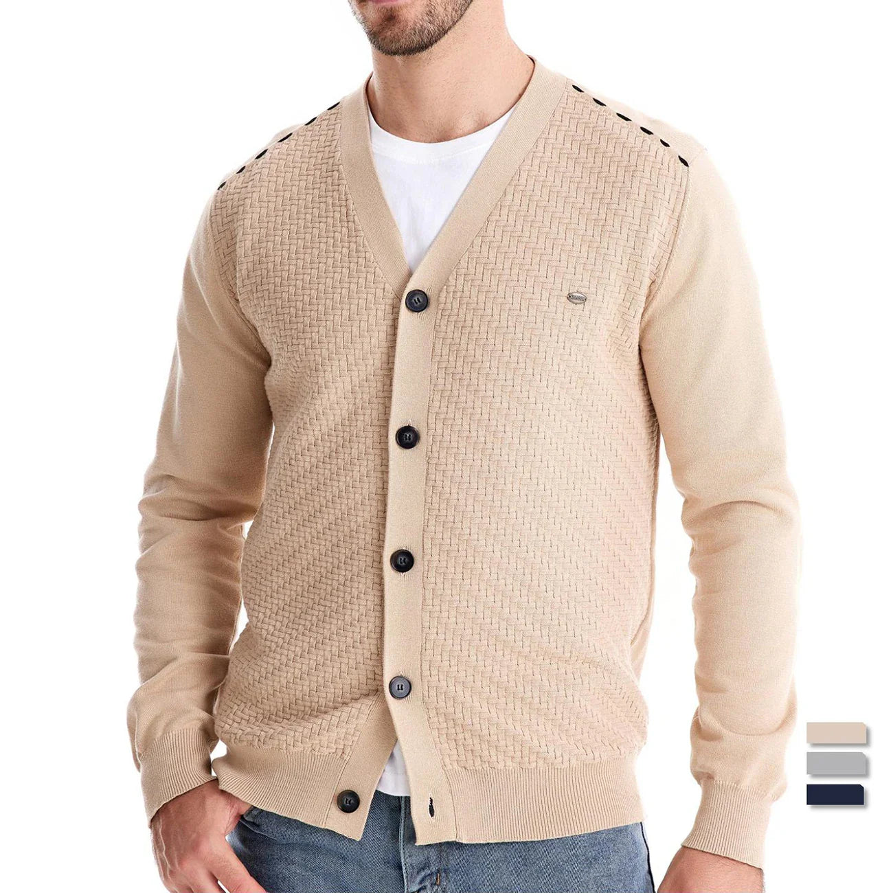 Maël™ | Cardigan chaud à col en V