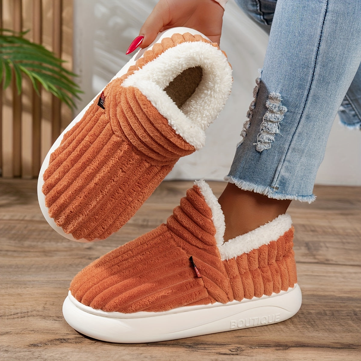 Nino™ | Chaussons en peluche CozyStep