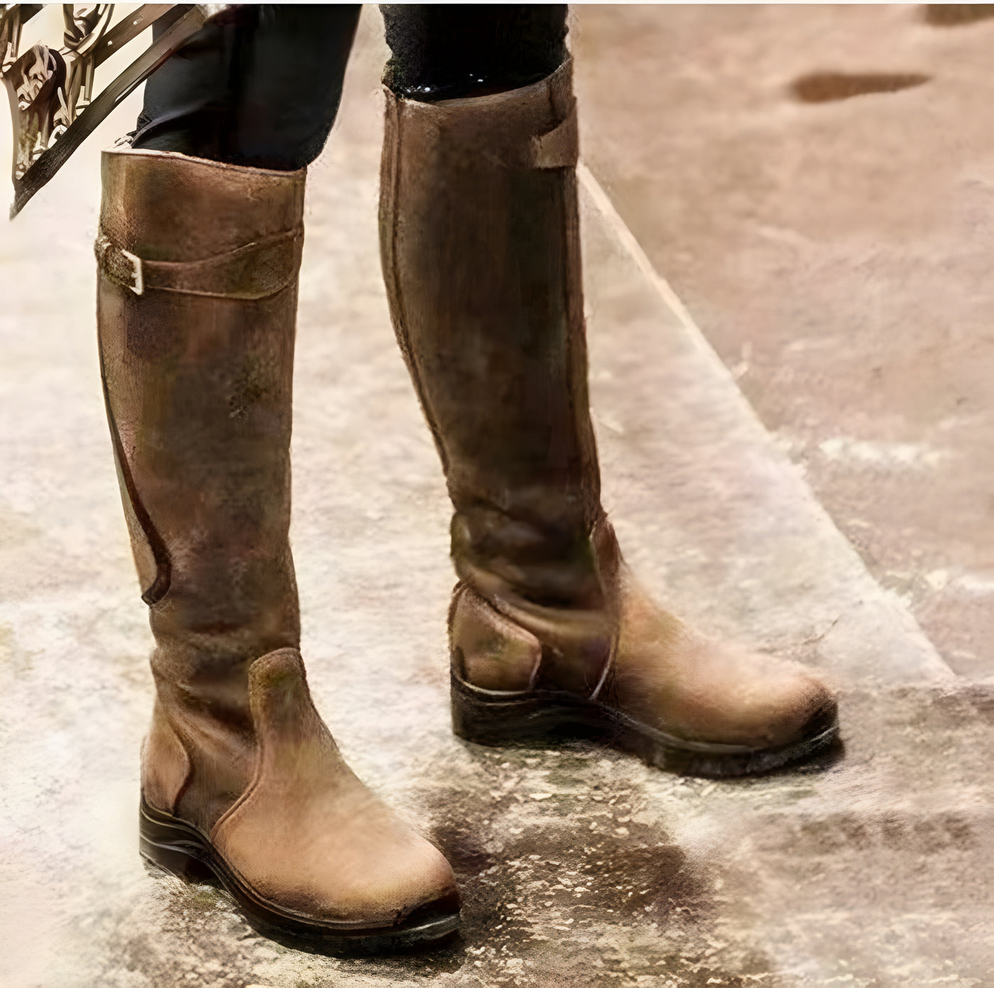 Sacha™ | Bottes cavalières imperméables en cuir